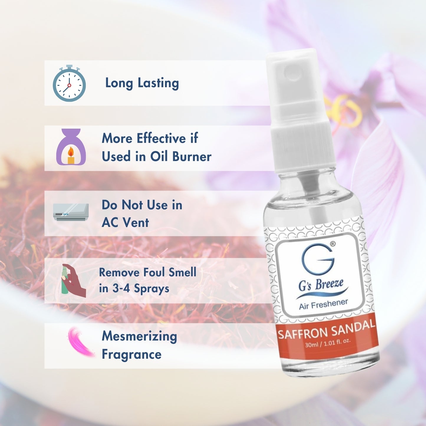 Saffron Sandal Air Spray