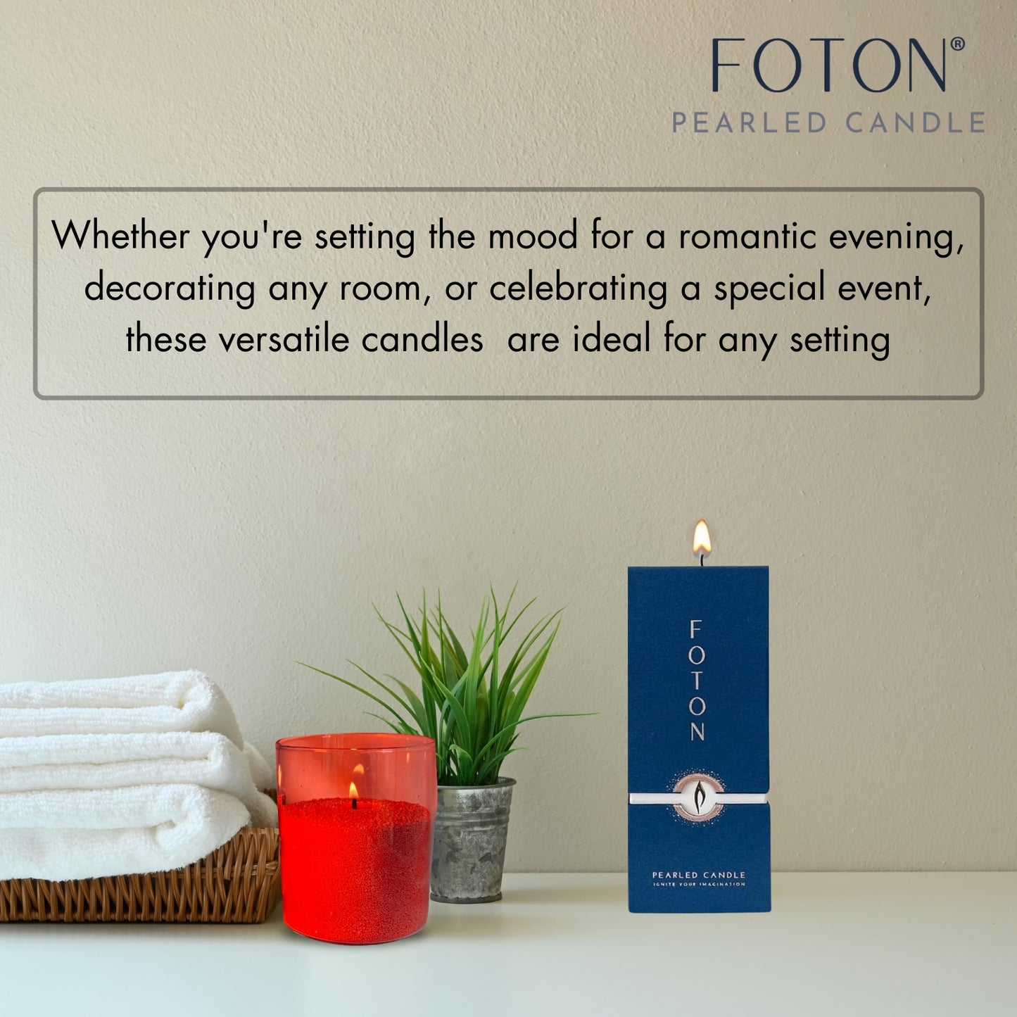 FOTON® Candle - Red - Unscented