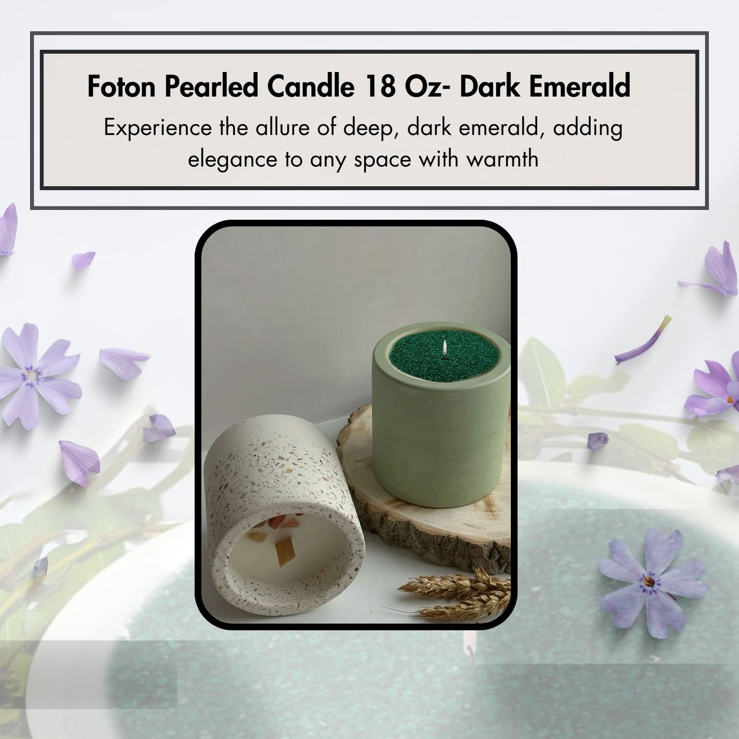 FOTON® Candle - Dark Emerald - Unscented