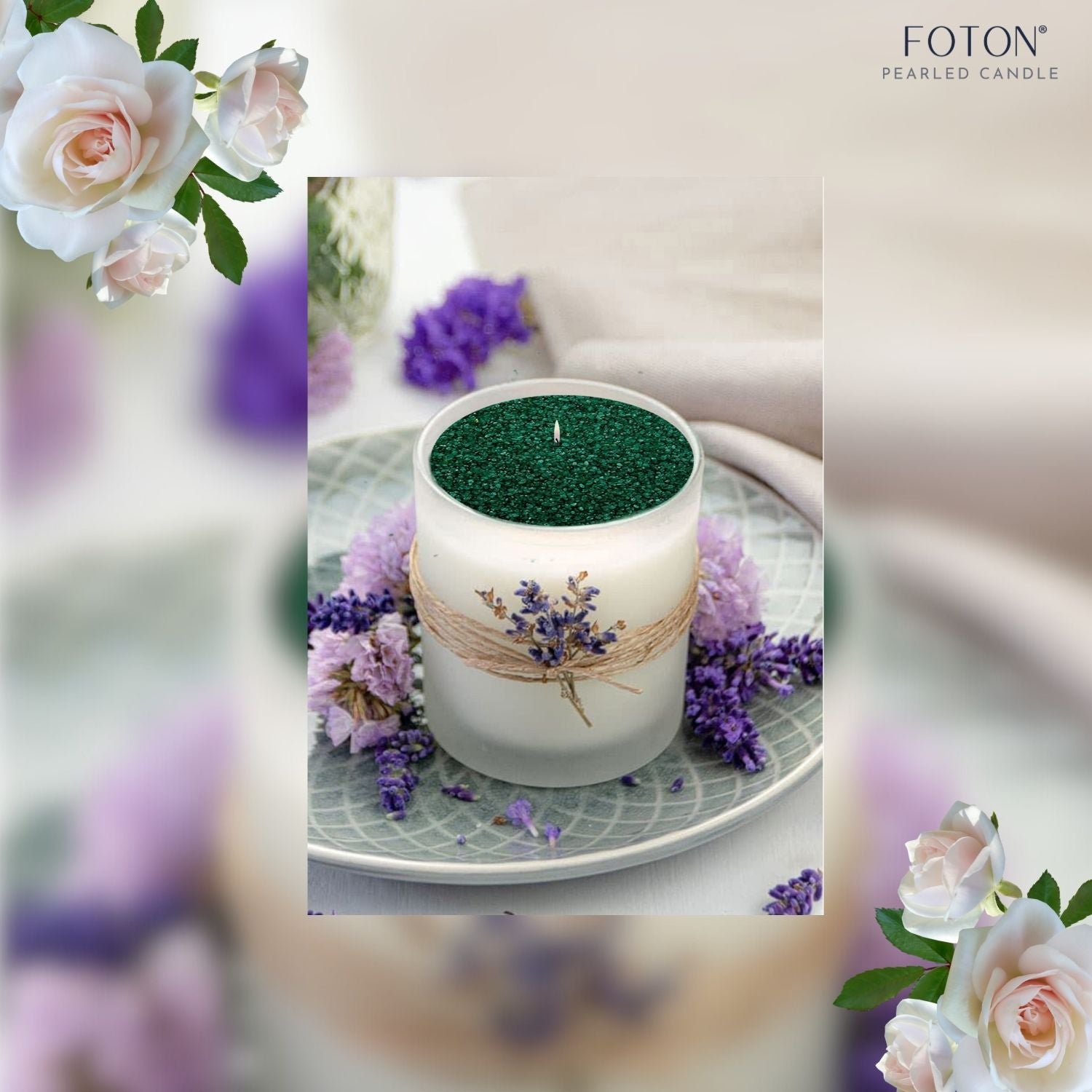 FOTON® Candle - Dark Emerald - Unscented