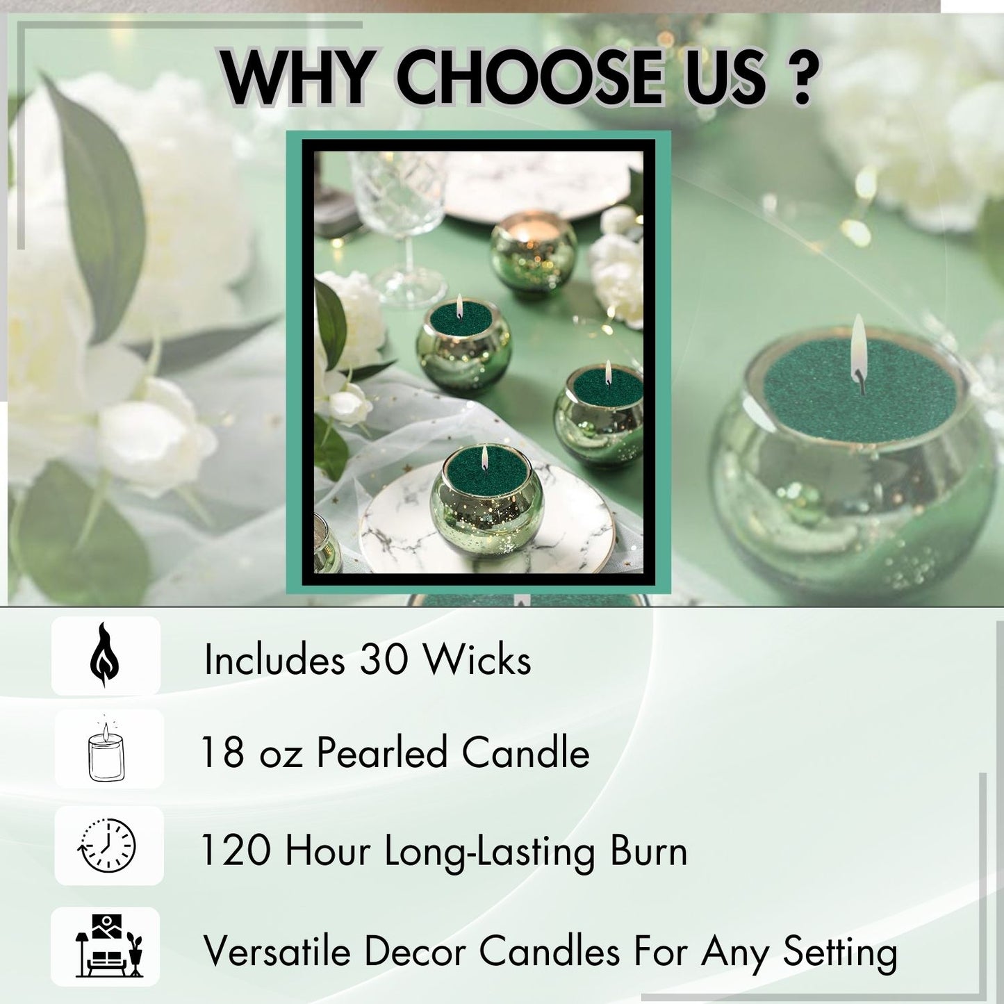 FOTON® Candle - Dark Emerald - Unscented