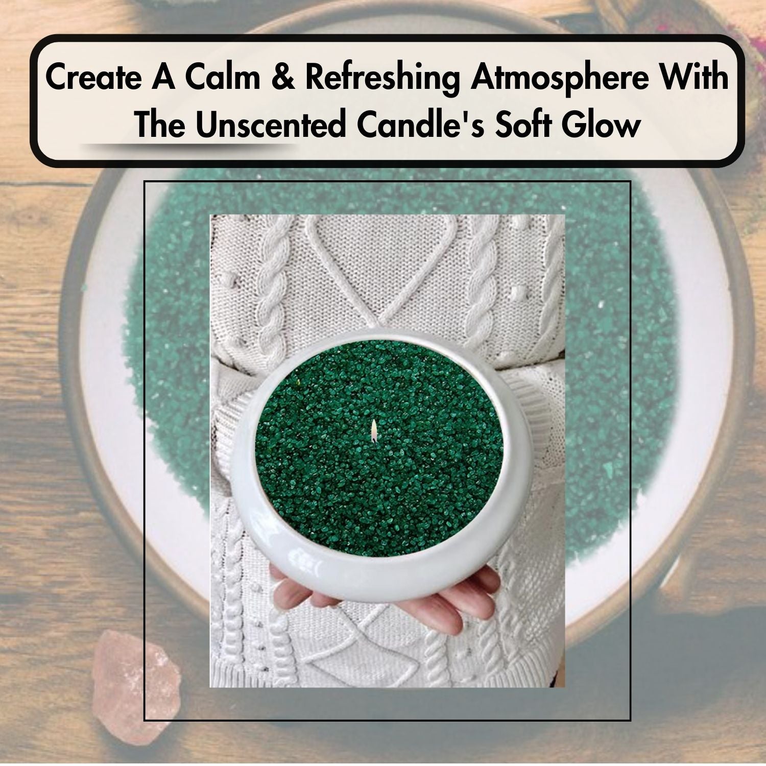 FOTON® Candle - Dark Emerald - Unscented