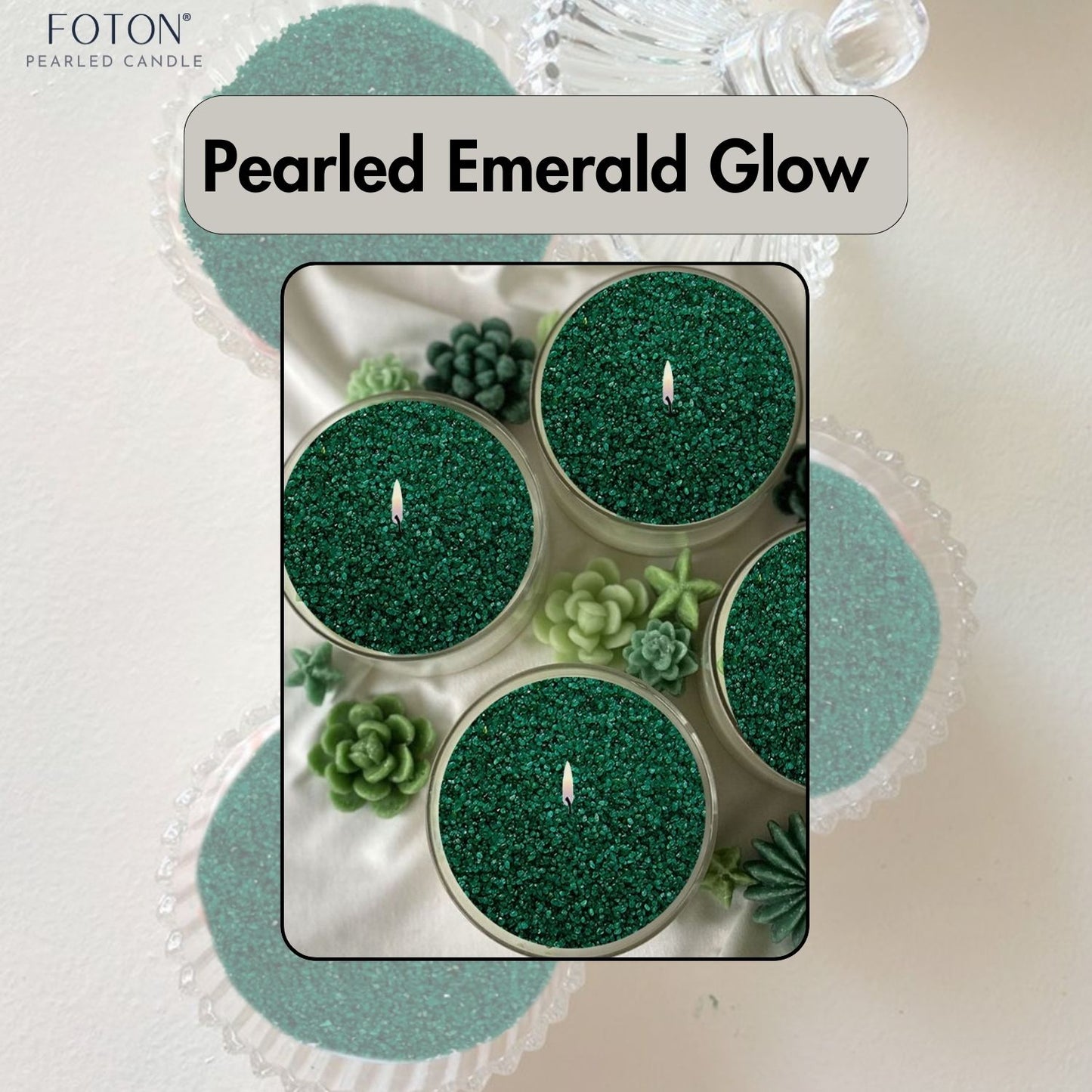 FOTON® Candle - Dark Emerald - Unscented