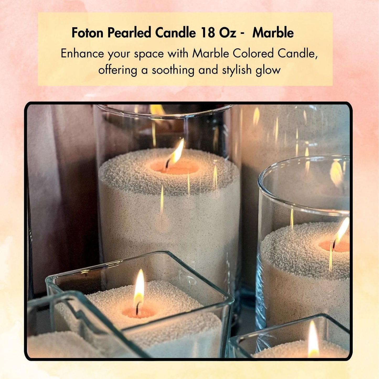 FOTON® Candle - Marble - Unscented