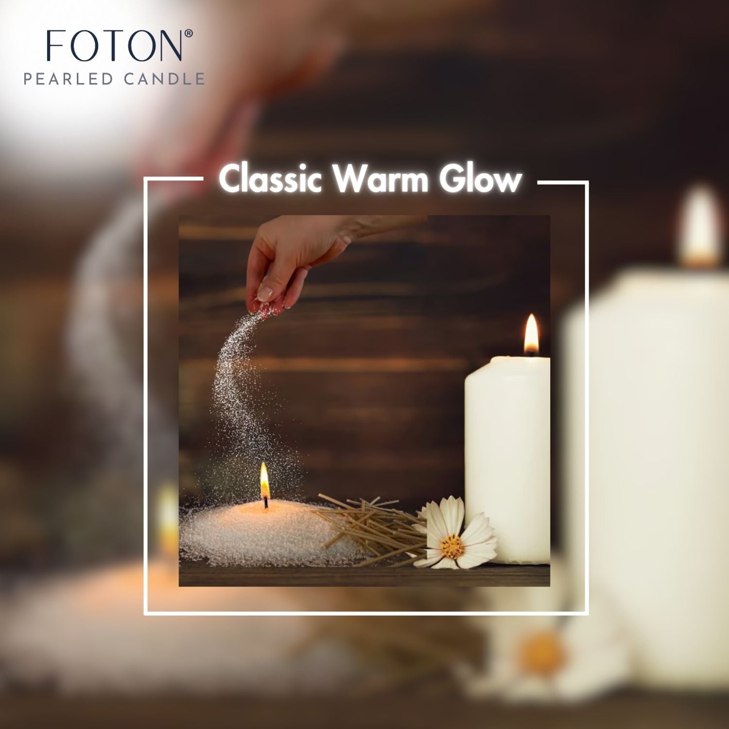 FOTON® Candle - Marble - Unscented