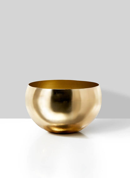 5.5-Inch Gold Bowl with Shiny Finish